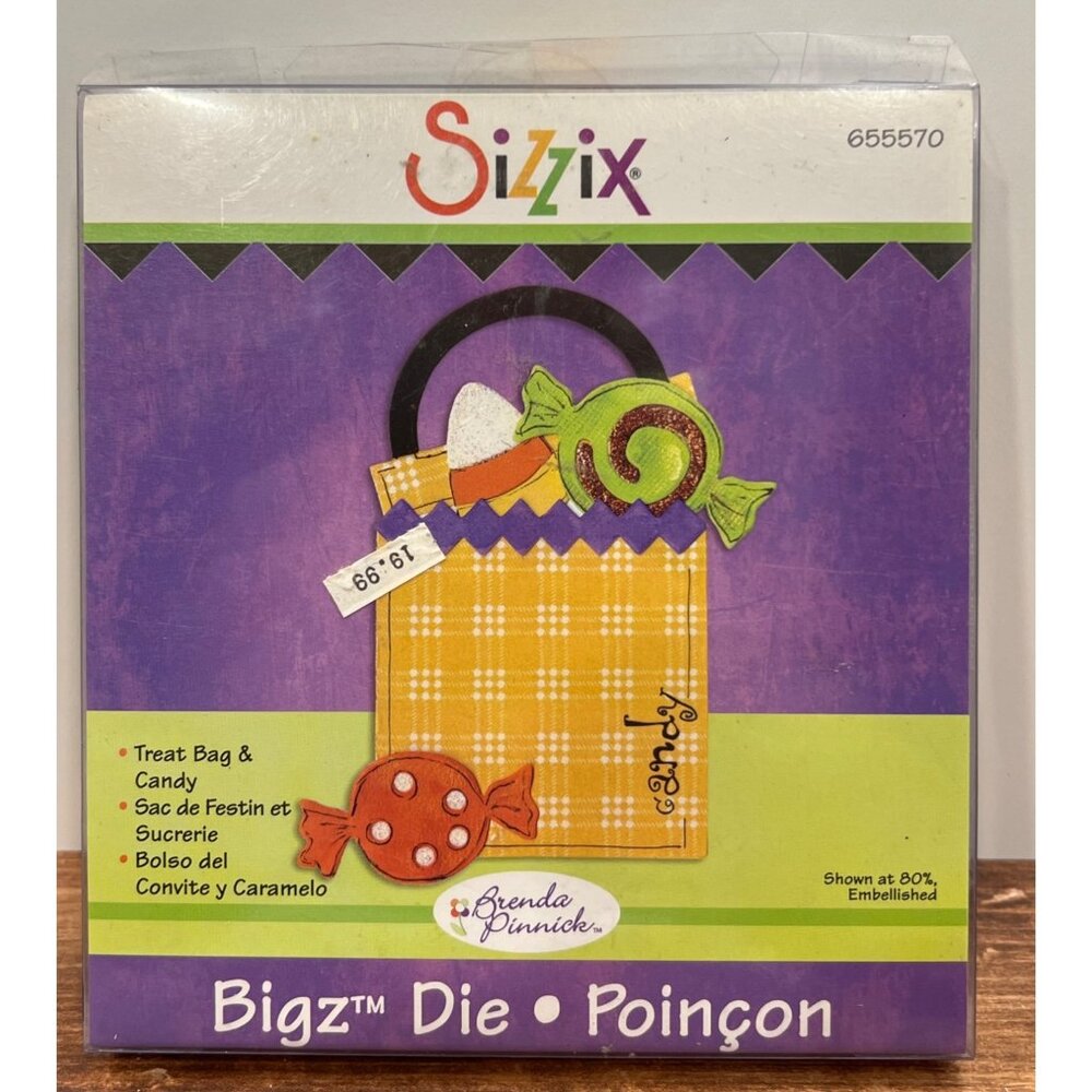 Sizzix Bigz Die Treat Bag & Candy By Brenda Pinnick 655570
